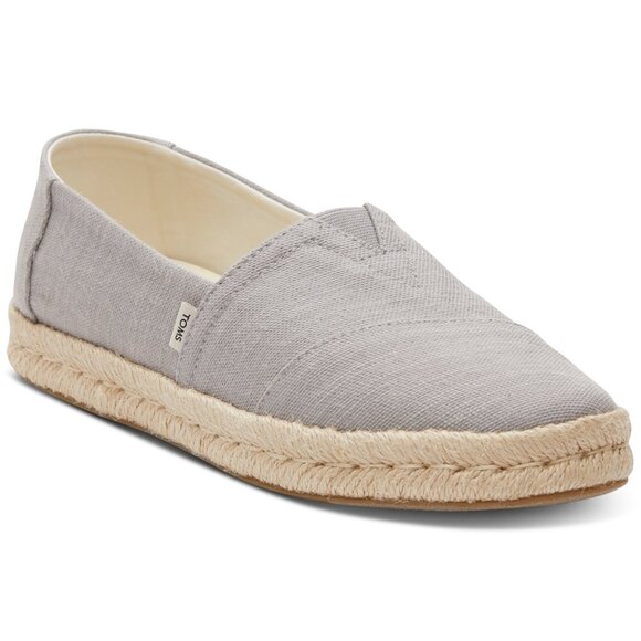 Toms Shoes - TOMS Women's Alpargata Rope Slip On Espadrille Drizzle Grey Size 6 NIB